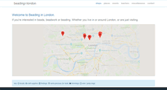 Desktop Screenshot of beadinginlondon.co.uk