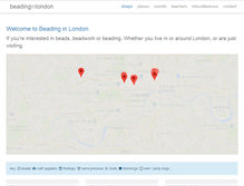 Tablet Screenshot of beadinginlondon.co.uk
